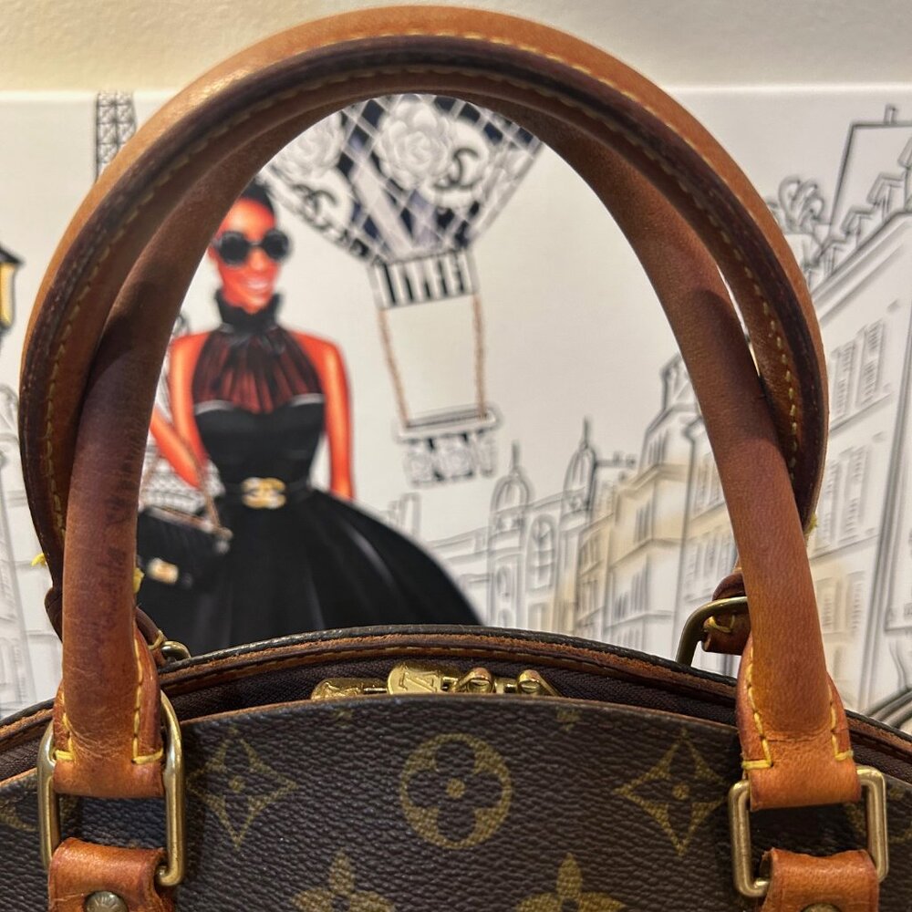 Louis Vuitton Ellipse MM Monogram "Bowling" Bag Canvas & Leather - Picture 3 of 16